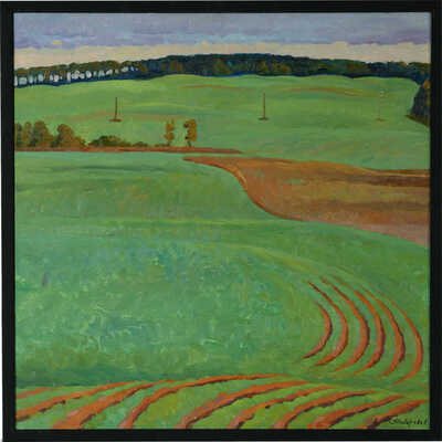 Нестерова Анастасия Михайловна.  Озимая пшеница. На родине А. Пластова